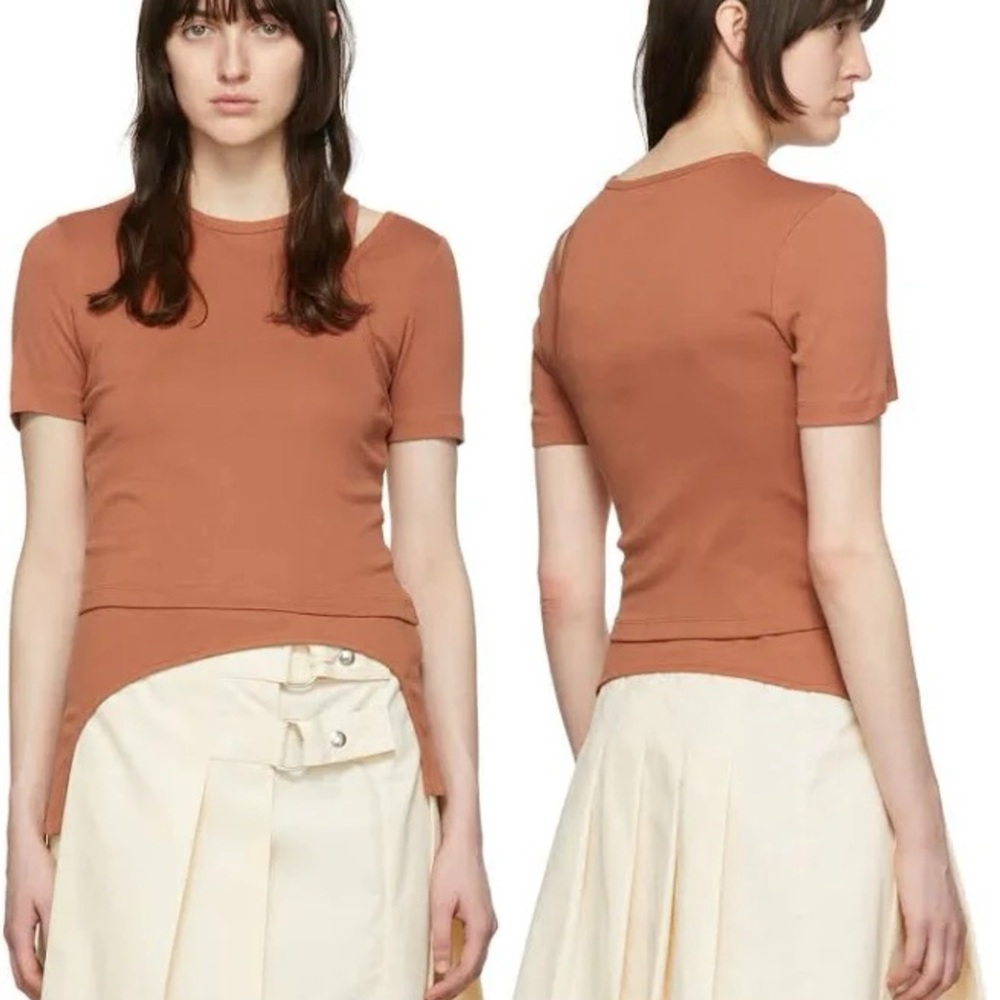 Helmut Lang brown tshirt
